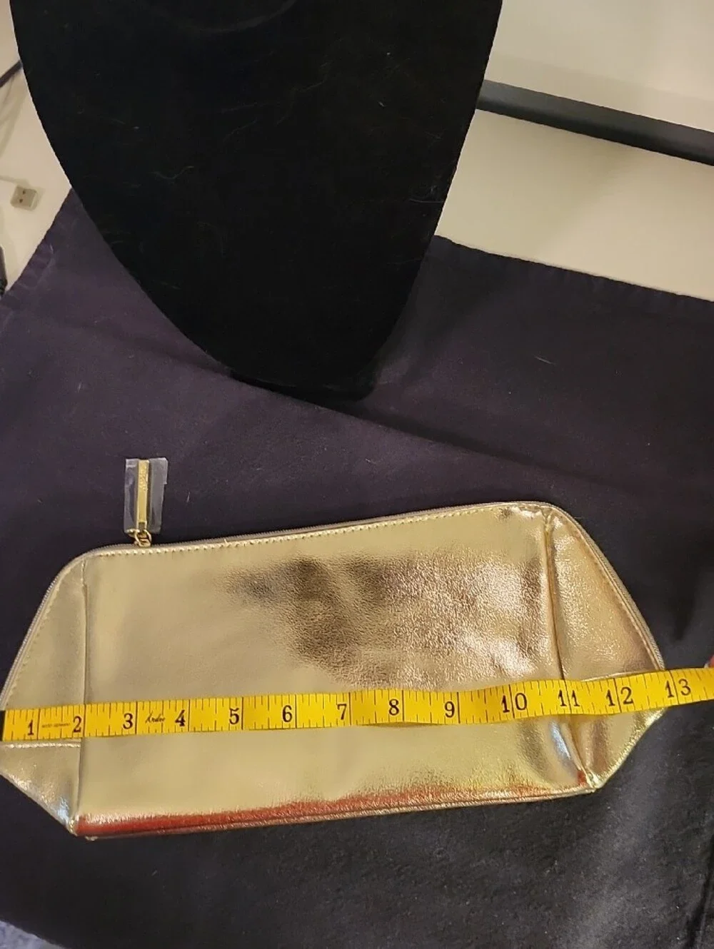 Gold Lancome Makeup Bag With Lipstick & Skincare Travel Set